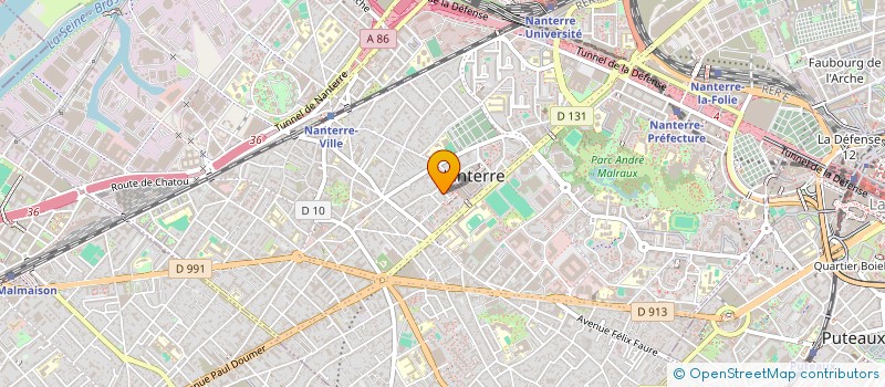 localisation de l'entreprise MADAME FATOUMATA SYLLA  NANTERRE