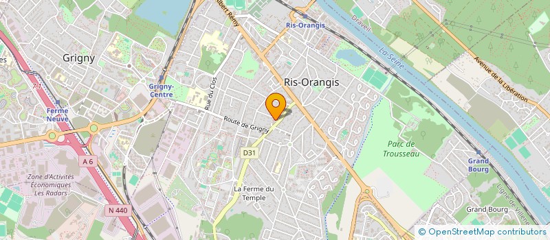 localisation de l'entreprise MADAME FATOUMATA SYLLA  RIS-ORANGIS