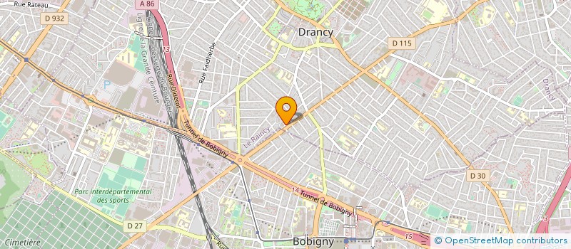 localisation de l'entreprise MADAME FATOUMATA TRAORE  DRANCY