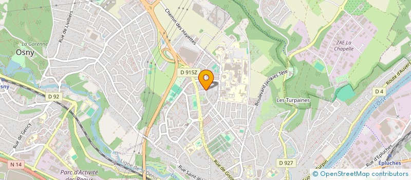 localisation de l'entreprise MADAME FATOUMATA TRAORE  PONTOISE