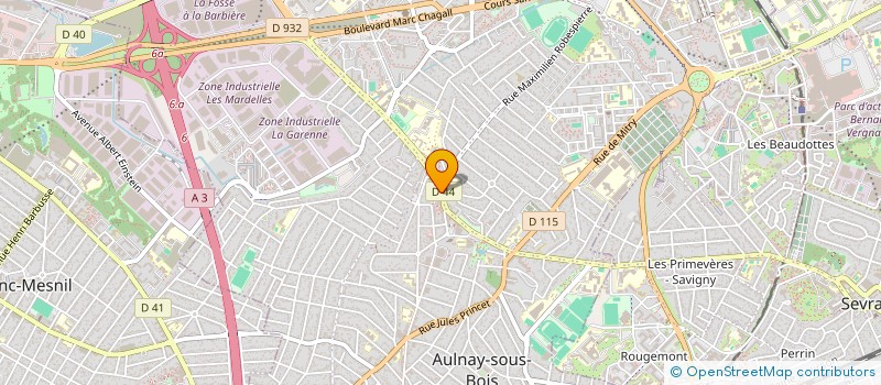 localisation de l'entreprise MADAME FATOUMATA TRAORE à AULNAY-SOUS-BOIS