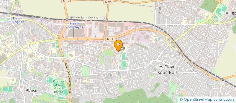 localisation de l'entreprise MADAME FATY BA  LES CLAYES-SOUS-BOIS