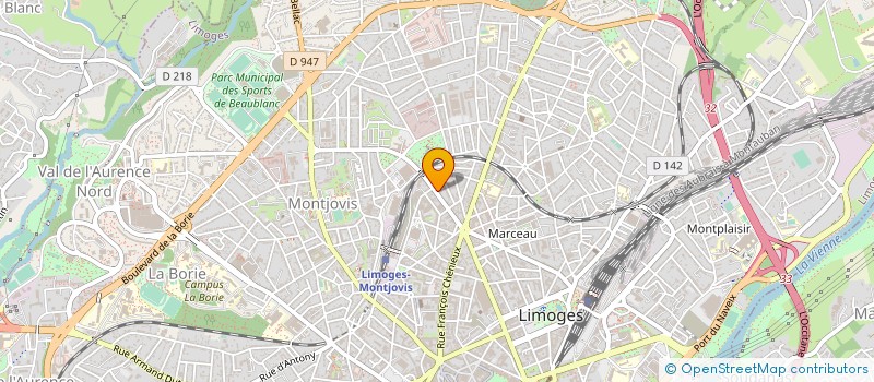 localisation de l'entreprise MADAME FATYA HOUCHE à LIMOGES