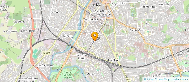 localisation de l'entreprise MADAME FAURE LAURENE  LE MANS