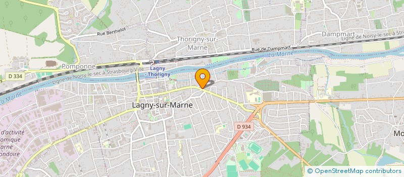 localisation de l'entreprise MADAME FAUSSIRI WASSA  LAGNY-SUR-MARNE