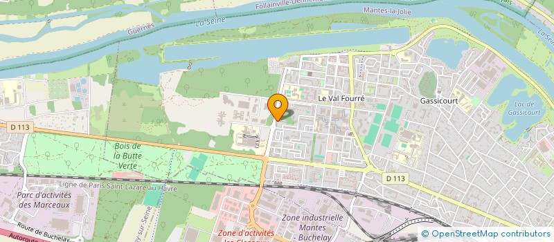 localisation de l'entreprise MADAME FAUSTERE BEMBA LOCKO  MANTES-LA-JOLIE