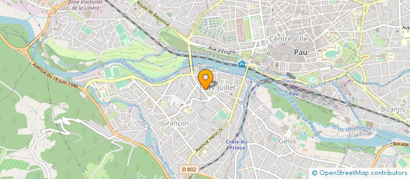 localisation de l'entreprise MADAME FAUSTINA RUKSENAITE à PAU