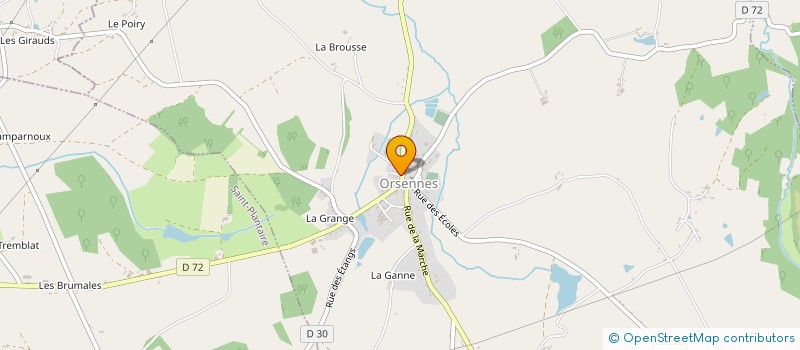 localisation de l'entreprise MADAME FAUSTINE BASQUIN à ORSENNES