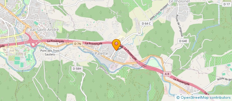 localisation de l'entreprise MADAME FAUSTINE BERNARD  LE THOLONET