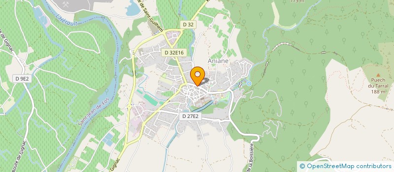 localisation de l'entreprise MADAME FAUSTINE BLANC  ANIANE