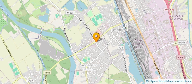 localisation de l'entreprise MADAME FAUSTINE BLANCO  GAGNAC-SUR-GARONNE