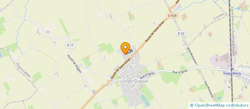 localisation de l'entreprise MADAME FAUSTINE BOGAERT  ZEGERSCAPPEL