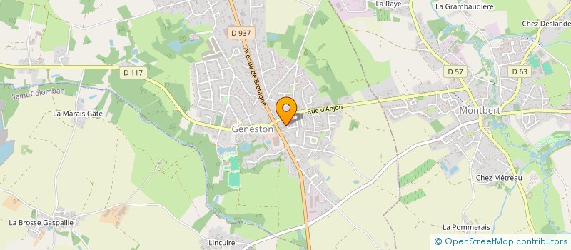 localisation de l'entreprise MADAME FAUSTINE BOUREL  GENESTON