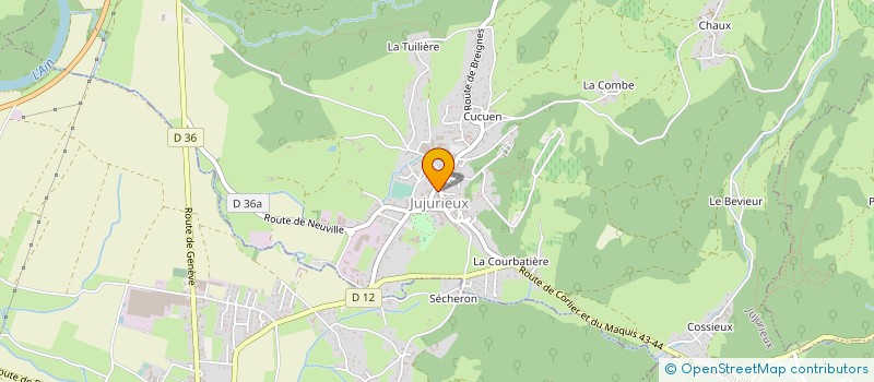 localisation de l'entreprise MADAME FAUSTINE BRUNEAULT  JUJURIEUX