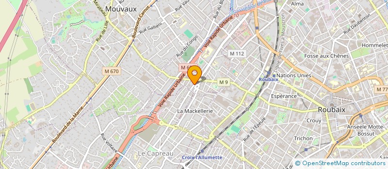 localisation de l'entreprise MADAME FAUSTINE CAUWEL à TOURCOING