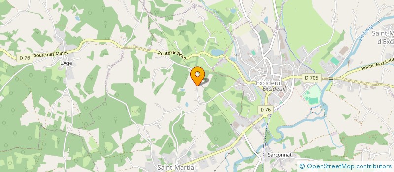 localisation de l'entreprise MADAME FAUSTINE CAZALA à SAINT-YRIEIX-LA-PERCHE