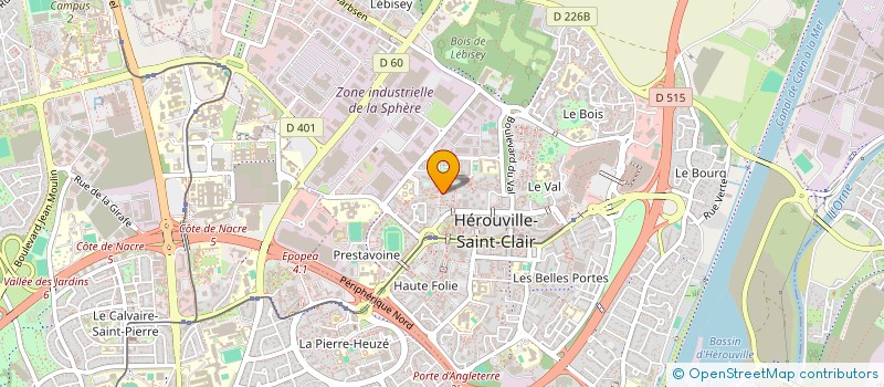 localisation de l'entreprise MADAME FAUSTINE CHAPIN à HEROUVILLE-SAINT-CLAIR