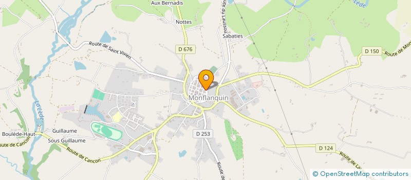 localisation de l'entreprise MADAME FAUSTINE CHATELAIN  MONFLANQUIN