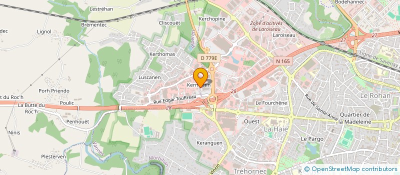 localisation de l'entreprise MADAME FAUSTINE CHESNEAU à VANNES