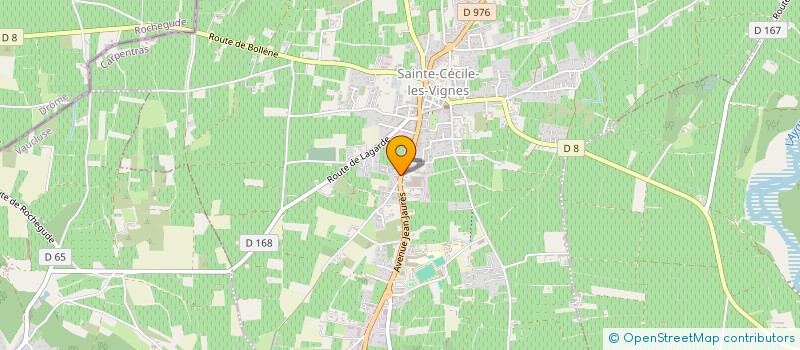 localisation de l'entreprise MADAME FAUSTINE COURTALIAC  SAINTE-CECILE-LES-VIGNES