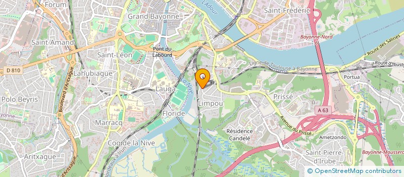 localisation de l'entreprise MADAME FAUSTINE DAIGREMONT  BAYONNE