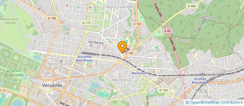 localisation de l'entreprise MADAME FAUSTINE DE PILLOT à VERSAILLES