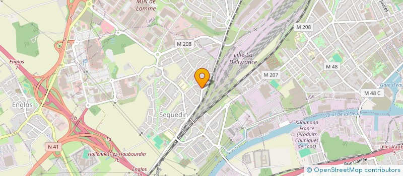 localisation de l'entreprise MADAME FAUSTINE DEBARD  SEQUEDIN