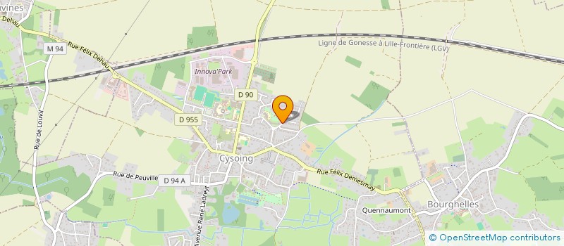 localisation de l'entreprise MADAME FAUSTINE DELATTRE  CYSOING