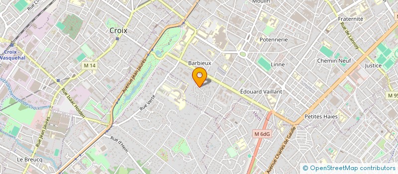 localisation de l'entreprise MADAME FAUSTINE DELESTRE  ROUBAIX