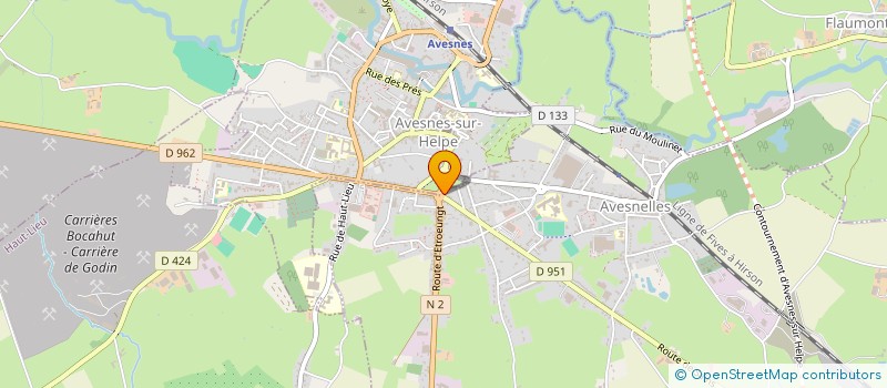 localisation de l'entreprise MADAME FAUSTINE DELPORTE à AVESNELLES