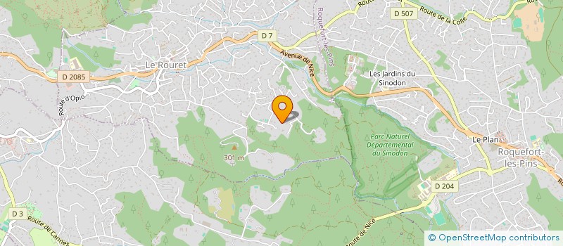 localisation de l'entreprise MADAME FAUSTINE DEMERSSEMAN  LE ROURET