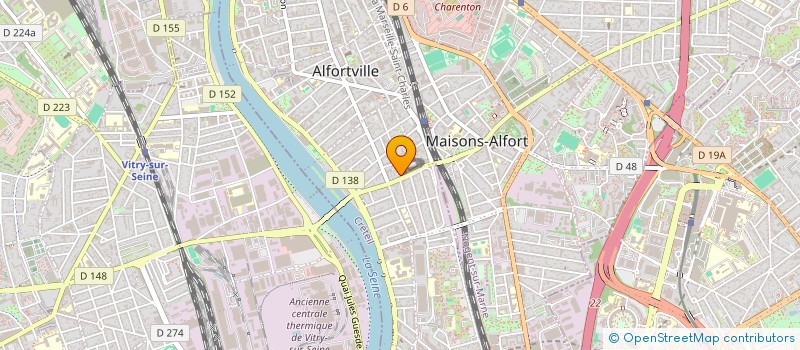 localisation de l'entreprise MADAME FAUSTINE DUMONTIER à ALFORTVILLE
