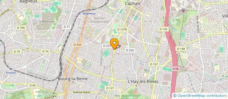 localisation de l'entreprise MADAME FAUSTINE FIADJIGBE à CACHAN