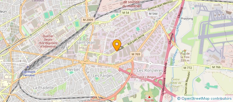 localisation de l'entreprise MADAME FAUSTINE GAUTHIER  CLERMONT-FERRAND