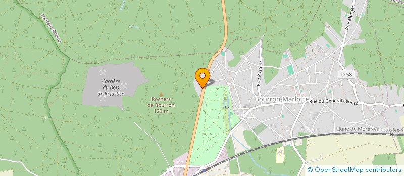 localisation de l'entreprise MADAME FAUSTINE GERIN  BOURRON-MARLOTTE