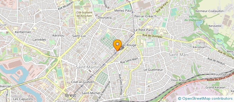 localisation de l'entreprise MADAME FAUSTINE GUYOMAR DIT LEDAN à BREST