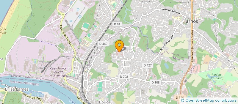 localisation de l'entreprise MADAME FAUSTINE HARSIGNY  BOUCAU