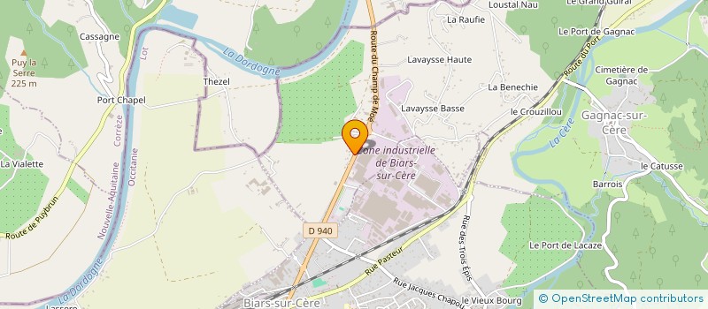 localisation de l'entreprise MADAME FAUSTINE ISSARTES  GAGNAC-SUR-CERE