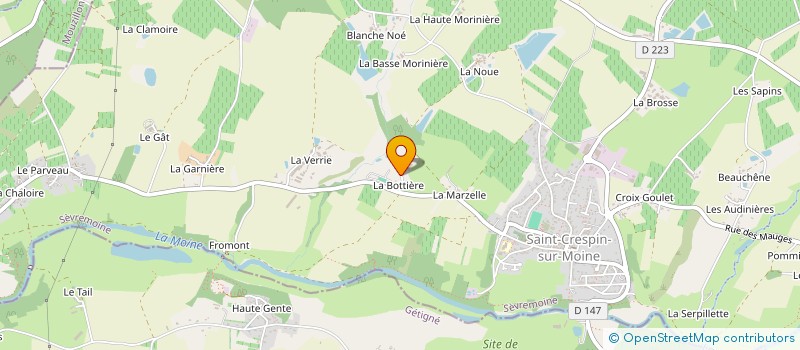 localisation de l'entreprise MADAME FAUSTINE JACQUOT à SEVREMOINE