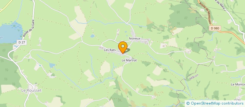 localisation de l'entreprise MADAME FAUSTINE JOLY  LE ROUSSET-MARIZY