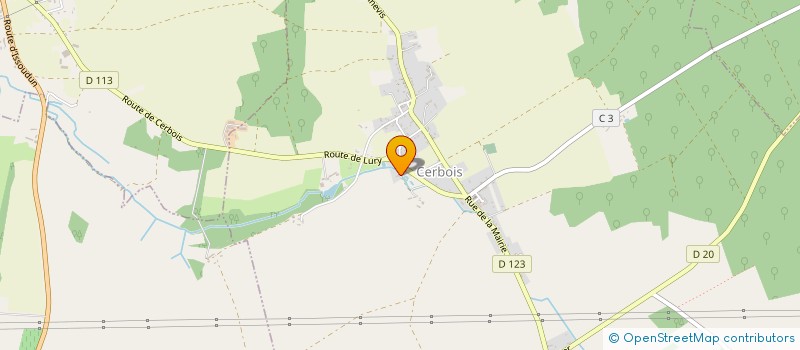 localisation de l'entreprise MADAME FAUSTINE LADET  CERBOIS