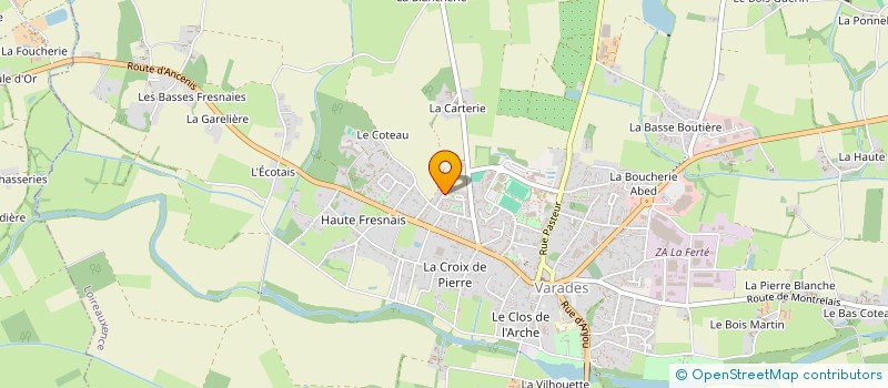 localisation de l'entreprise MADAME FAUSTINE LADURON  LOIREAUXENCE