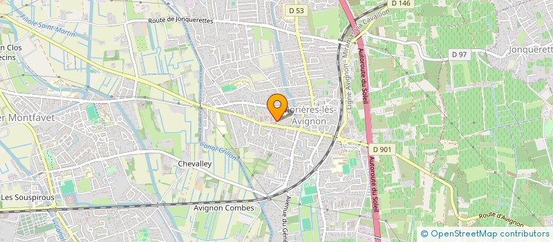 localisation de l'entreprise MADAME FAUSTINE LAHONDES  MORIERES-LES-AVIGNON