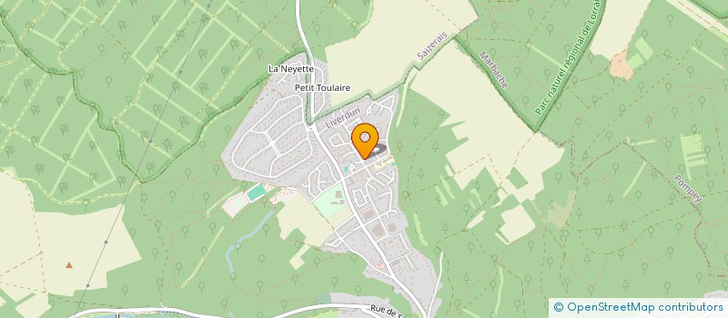 localisation de l'entreprise MADAME FAUSTINE LARDIN  LIVERDUN