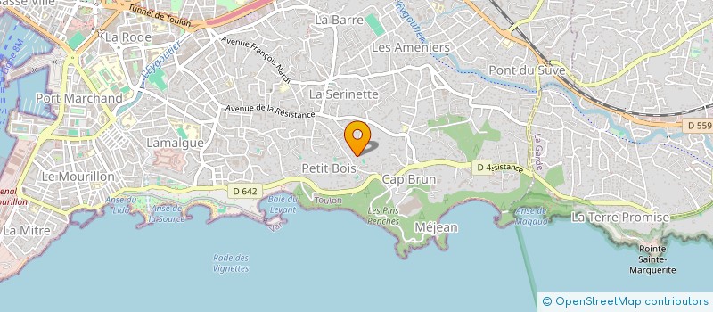 localisation de l'entreprise MADAME FAUSTINE-LAURIE DE CERTAINES  TOULON