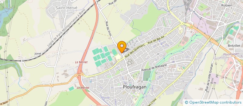 localisation de l'entreprise MADAME FAUSTINE LE CUNUDER  SAINT-BRANDAN