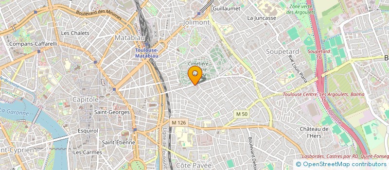 localisation de l'entreprise MADAME FAUSTINE LEROY  TOULOUSE