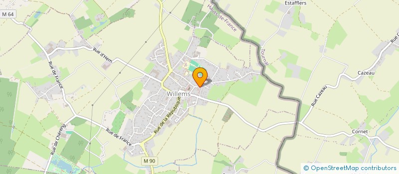 localisation de l'entreprise MADAME FAUSTINE LESUISSE  WATTRELOS