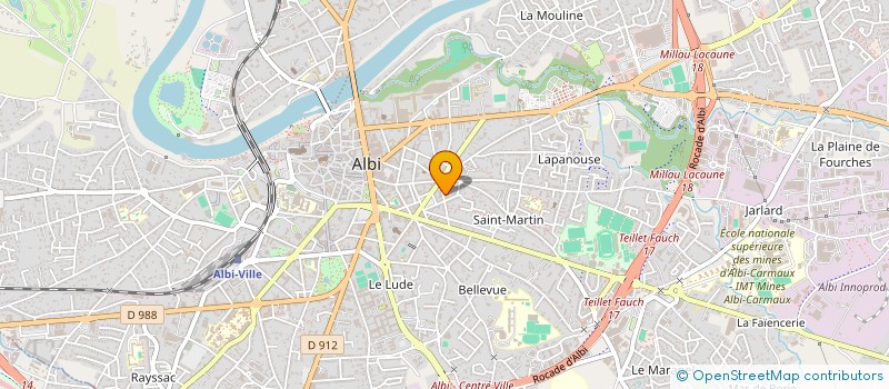 localisation de l'entreprise MADAME FAUSTINE LUONG  ALBI