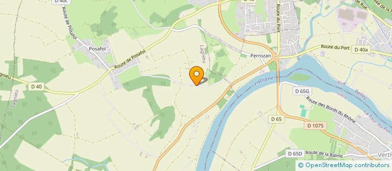 localisation de l'entreprise MADAME FAUSTINE LUTAUD  LAGNIEU